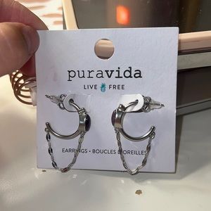Pura Vida silver earrings